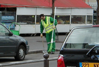 Nettoyage des rues de Paris. Photo : Jean-François Ségard.