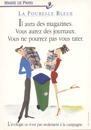 C'est en 1995 que démarre la la collecte sélective des papiers et journaux.