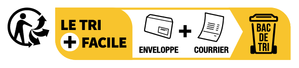 Info-tri spécial papier, (presque) tous les papiers dans la poubelle jaune
